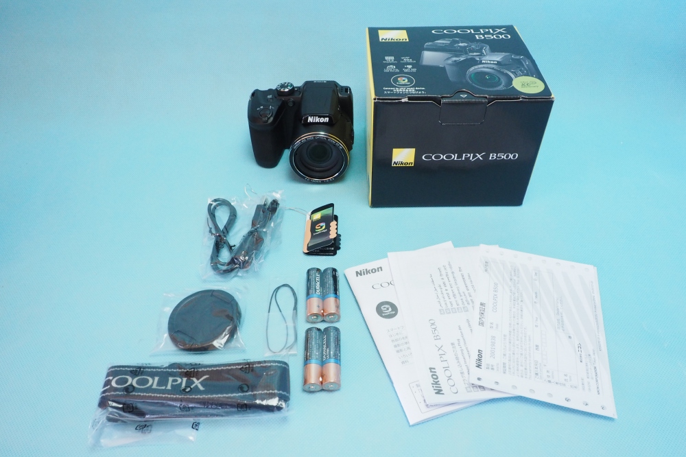 Nikon デジタルカメラ COOLPIX B500 光学40倍ズーム 1602万画素 単三電池 ブラック B500BK、買取のイメージ