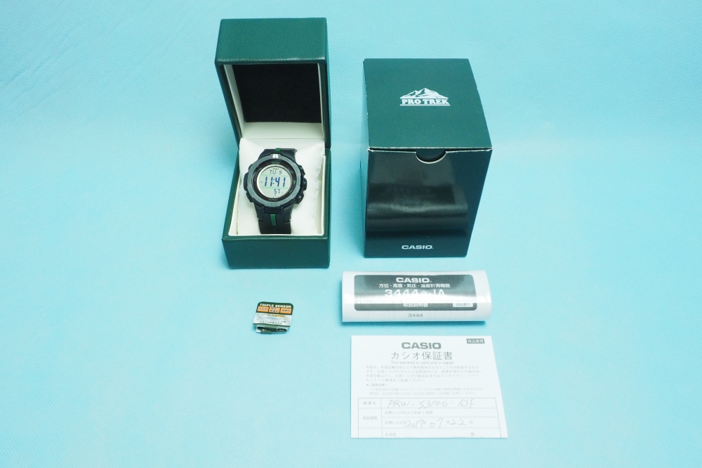 CASIO 腕時計 PROTREK Slim Line Series トリプルセンサーVer.3搭載 世界6局対応電波ソーラー PRW-3100Y-1JF メンズ、買取のイメージ