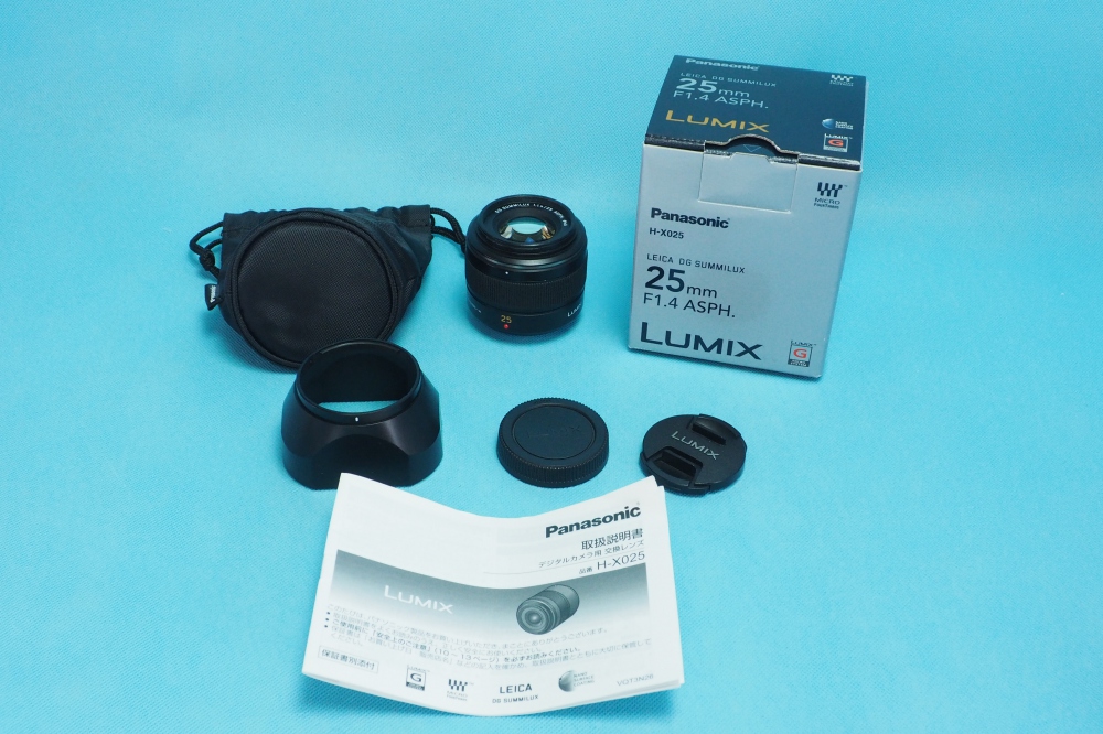 Panasonic LEICA DG SUMMILUX 25mm/F1.4 ASPH. H-X025、買取のイメージ