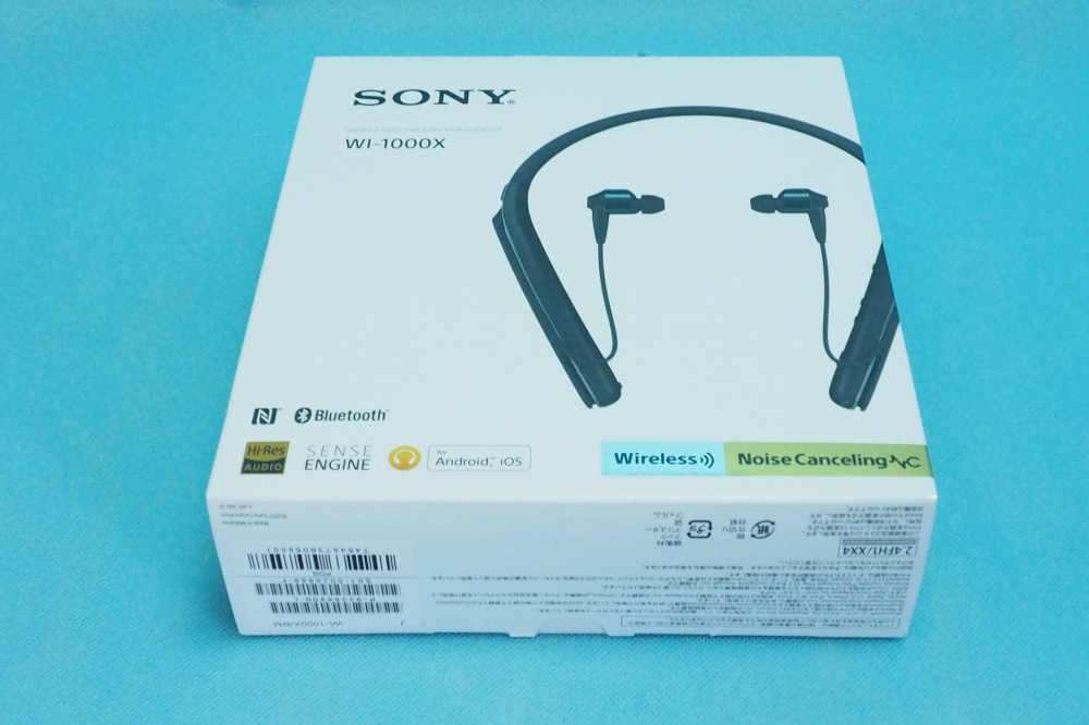 ソニー SONY ワイヤレスノイズキャンセリングイヤホン WI-1000X : Bluetooth/ハイレゾ対応 2017年モデル ブラック、その他画像１