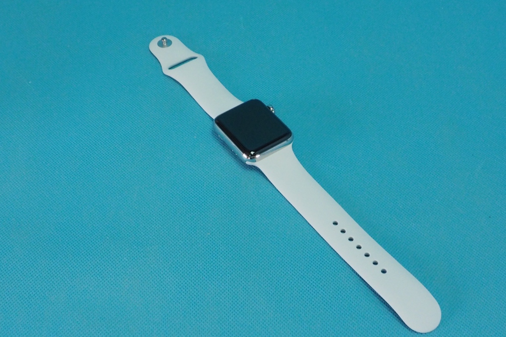 Apple Watch Series 3 GPS+Cellularモデル 42mm MQLY2J/A [ステンレススチールケース/ソフトホワイトスポーツバンド] 、その他画像２