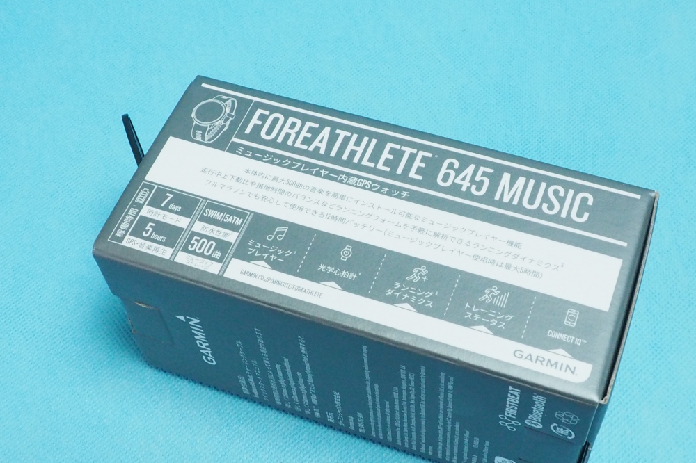 GARMIN(ガーミン) ForeAthlete 645 Music GPSランニングウォッチ 活動量計 音楽再生機能 【日本正規品】 ブラック、その他画像３