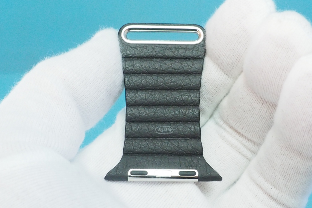 ニコニコ宅配買取｜Apple Watch 42mm ケース用 チャコールグレイ レザーループ 純正 バンド ベルト M、2,500円、買取実績
