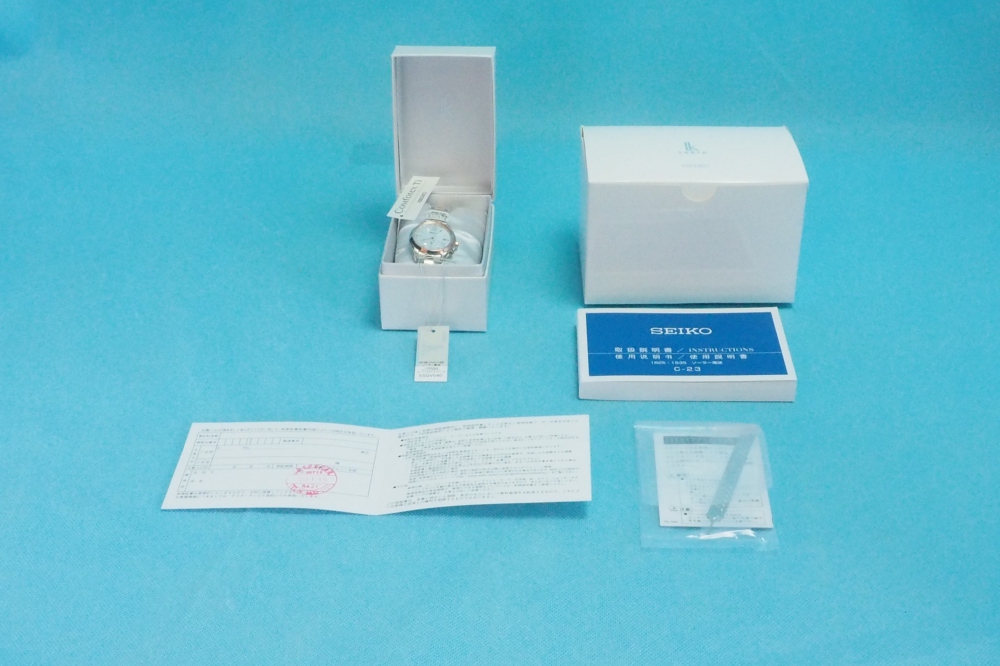 セイコー LUKIA 腕時計 ルキア ソーラー電波 ダイヤ入り白蝶貝文字盤 チタンモデル SSQV040 レディース シルバー、買取のイメージ