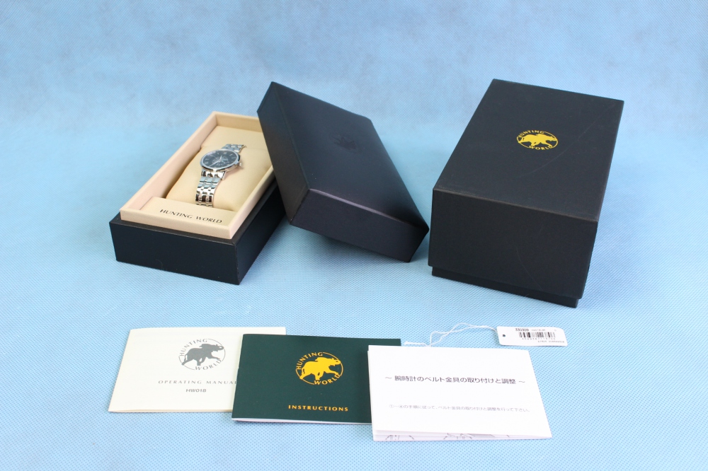 [ハンティングワールド]Hunting World 腕時計 カヴァリエレ ブラック クォーツ レディース HW018LBK レディース 【正規輸入品】、買取のイメージ