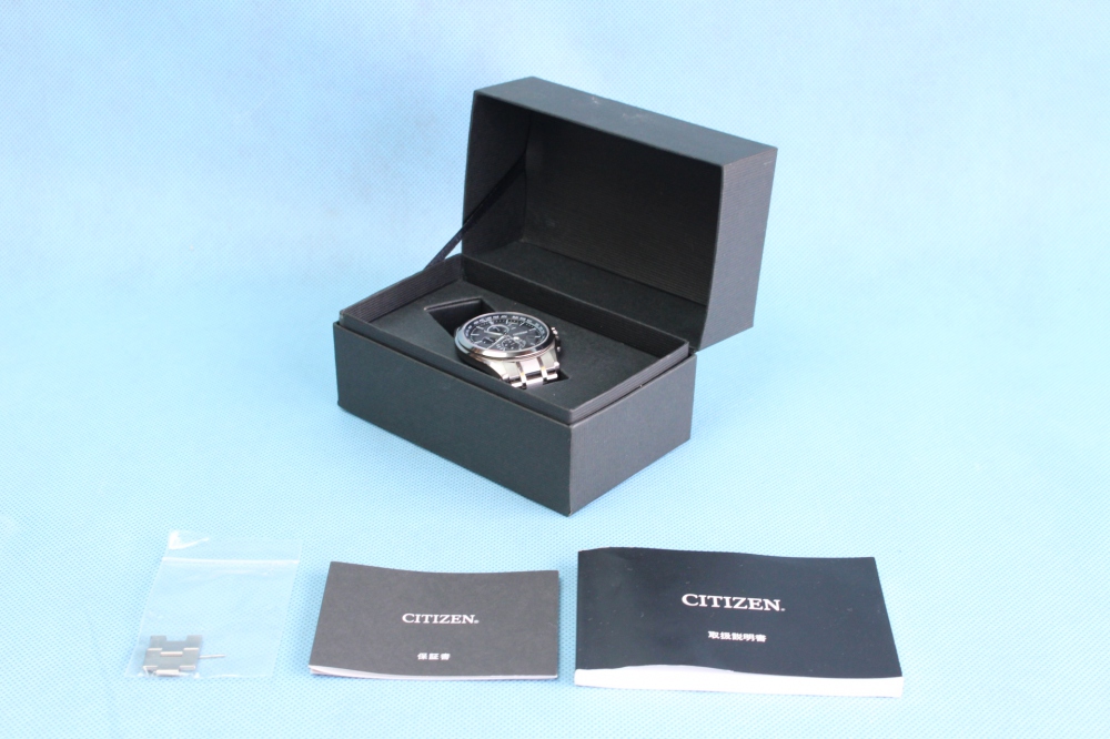 CITIZEN 腕時計 ATTESA アテッサ Eco-Drive エコ・ドライブ 電波時計 ダイレクトフライト 針表示式 薄型 マスコミモデル AT8040-57E メンズ、買取のイメージ