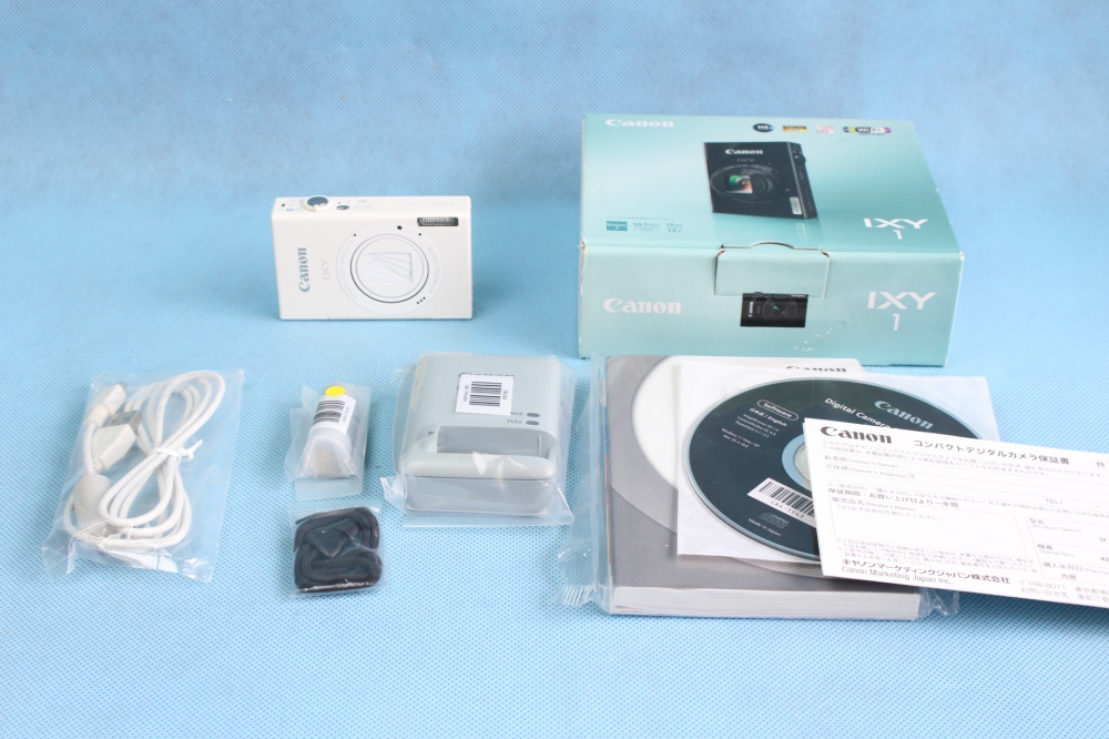 ニコニコ宅配買取｜Canon デジタルカメラ IXY 1 ホワイト 光学12倍ズーム Wi-Fi対応 IXY1(WH)、4,000円、買取実績