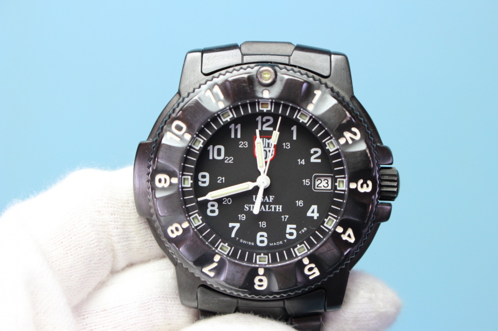 LUMINOX 腕時計 ロッキ―ドコレクション U.S.AIRFORCE PILOT SERIES ステルスF-117ナイトホ-ク 3402 メンズ、その他画像１
