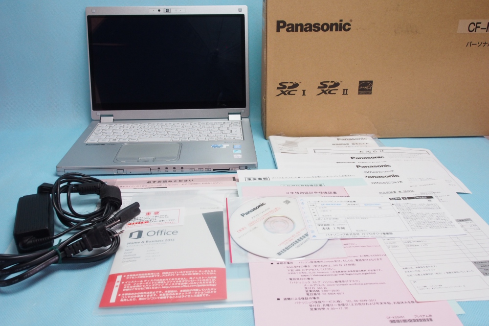 Panasonic Let's note CF-MX3KEHBP プレミアムエディション win8.1 i7 8GB 512GB シルバーダイヤモンド、買取のイメージ