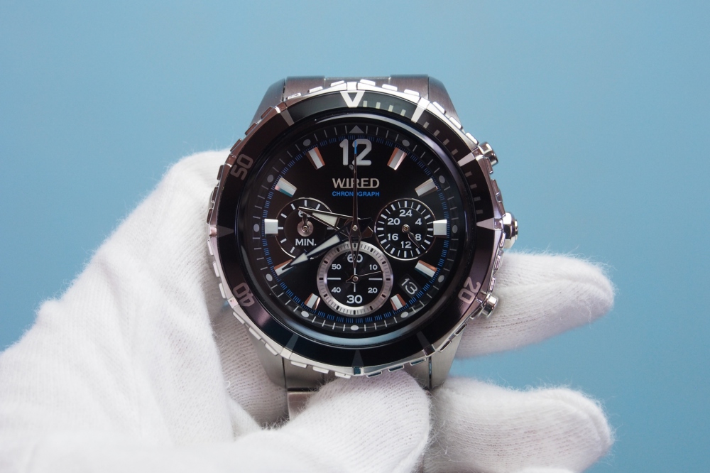 WIRED 腕時計 THE BLUE ザ ブルー クオーツ ハードレックス 日常生活用強化防水 (10気圧) AGAW427 メンズ、その他画像１