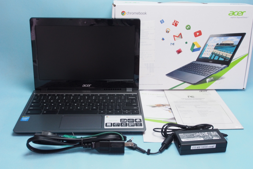 Acer C720 Chromebook (Intel Celeron 1.4GHz/2GB/SSD16GB/11.6inch/Chrome OS/Granite Gray) 並行輸入品、買取のイメージ