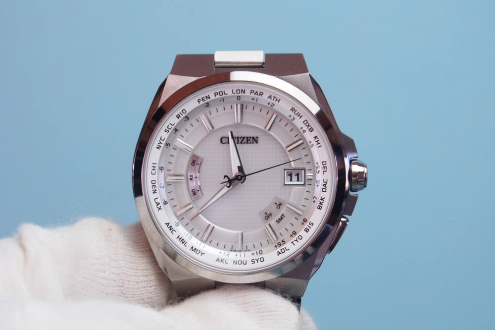 CITIZEN 腕時計 ATTESA アテッサ Eco-Drive エコ・ドライブ 電波時計 ダイレクトフライト 針表示式 CB0120-55A メンズ、その他画像１