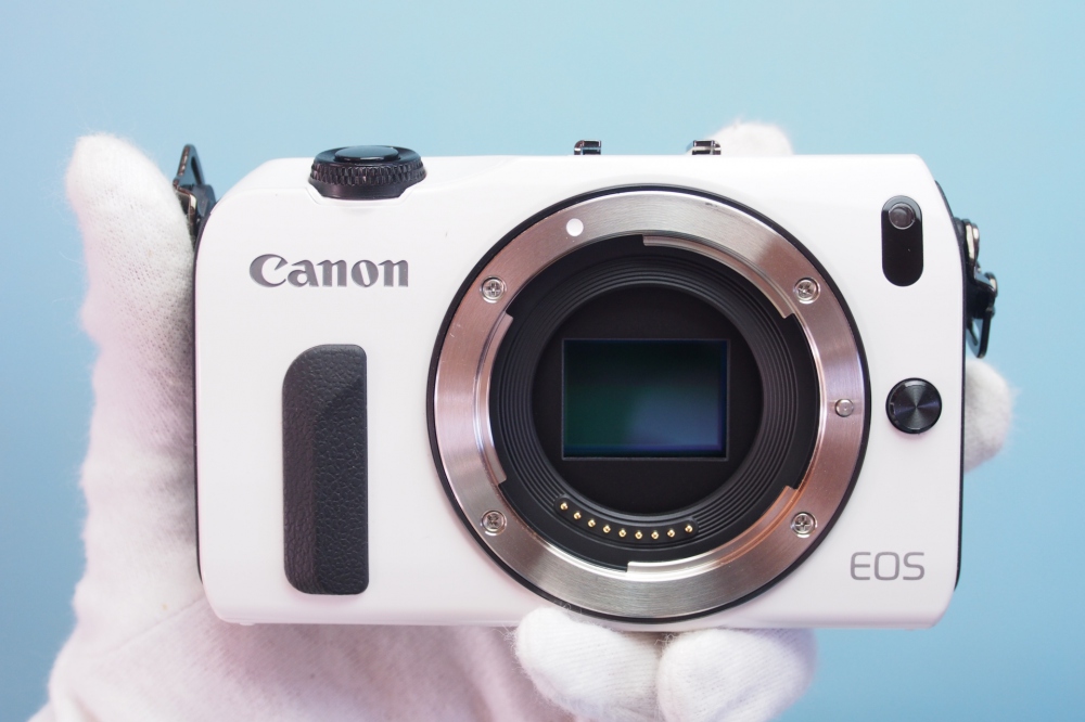 Canon ミラーレス一眼カメラ EOS M ダブルレンズキット EF-M18-55mm F3.5-5.6 IS STM/EF-M22mm F2 STM付属 ホワイト EOSMWH-WLK、その他画像１