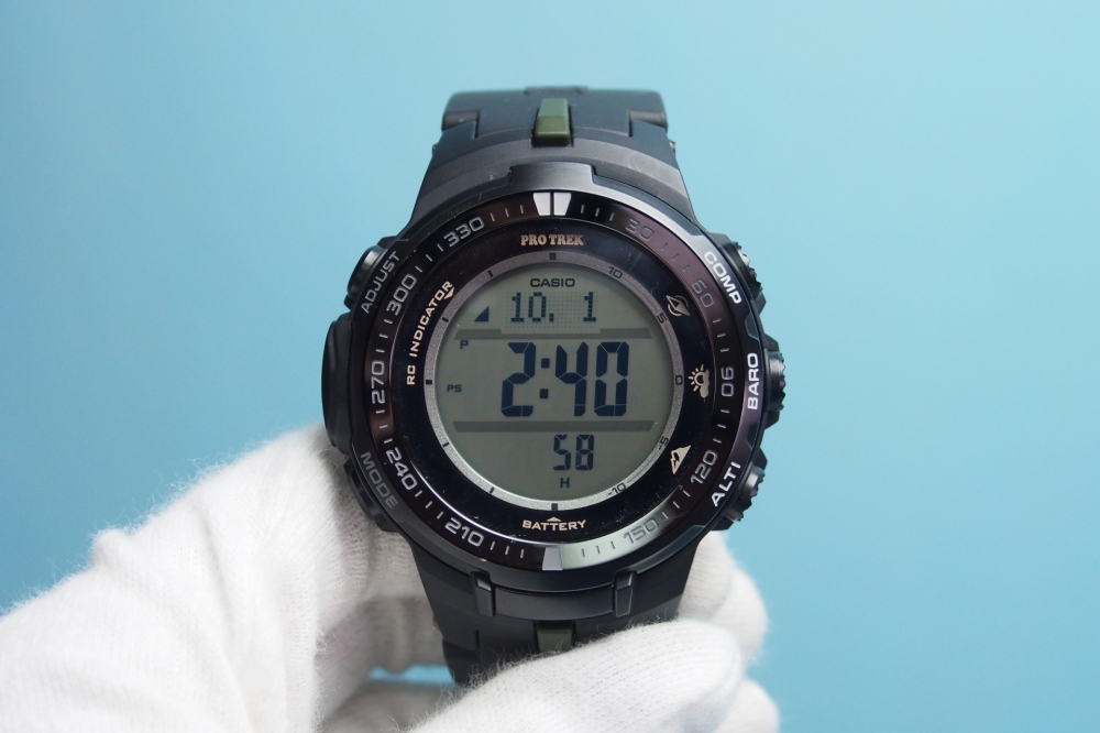 CASIO 腕時計 PROTREK RM Series トリプルセンサー Ver.3搭載 世界6局電波対応ソーラーウオッチ PRW-S3000-1JF メンズ、その他画像１