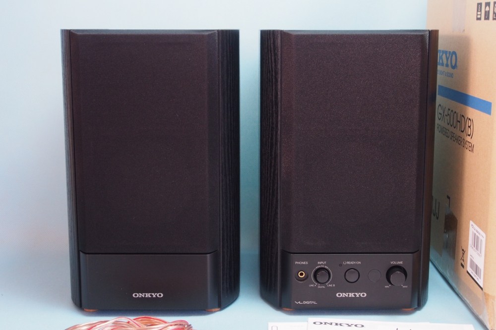 ONKYO WAVIO パワードスピーカーシステム 40W+40W ハイレゾ音源対応 ブラック GX-500HD(B)、その他画像１