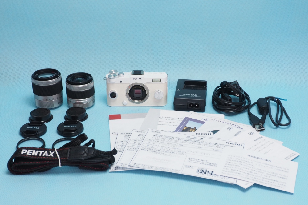 PENTAX ミラーレス一眼デジタルカメラ Q-S1 ダブルズームキット [ピュアホワイト×クリーム]、買取のイメージ