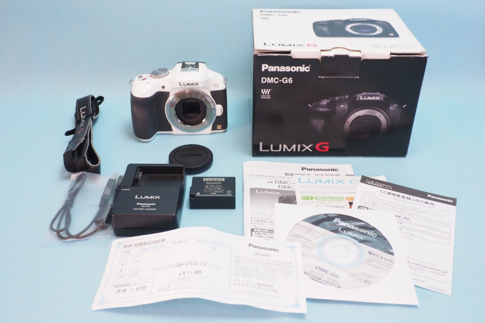 Panasonic ミラーレス一眼カメラ ルミックス G6 ボディ 1605万画素 ホワイト DMC-G6-W、買取のイメージ