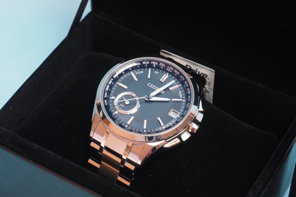 ニコニコ宅配買取｜CITIZEN 腕時計 ATTESA アテッサ エコ・ドライブGPS衛星電波時計 F150 ダイレクトフライト 針表示式