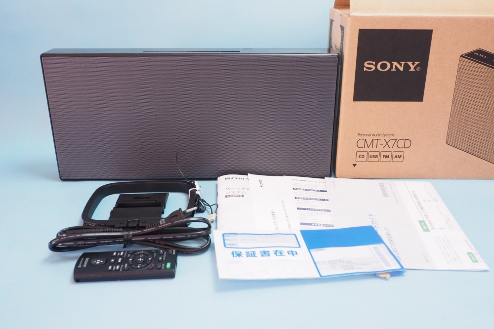 ソニー ウォークマン接続対応 Bluetooth CDコンポ (ブラック)SONY CMT-X7CD-B、買取のイメージ