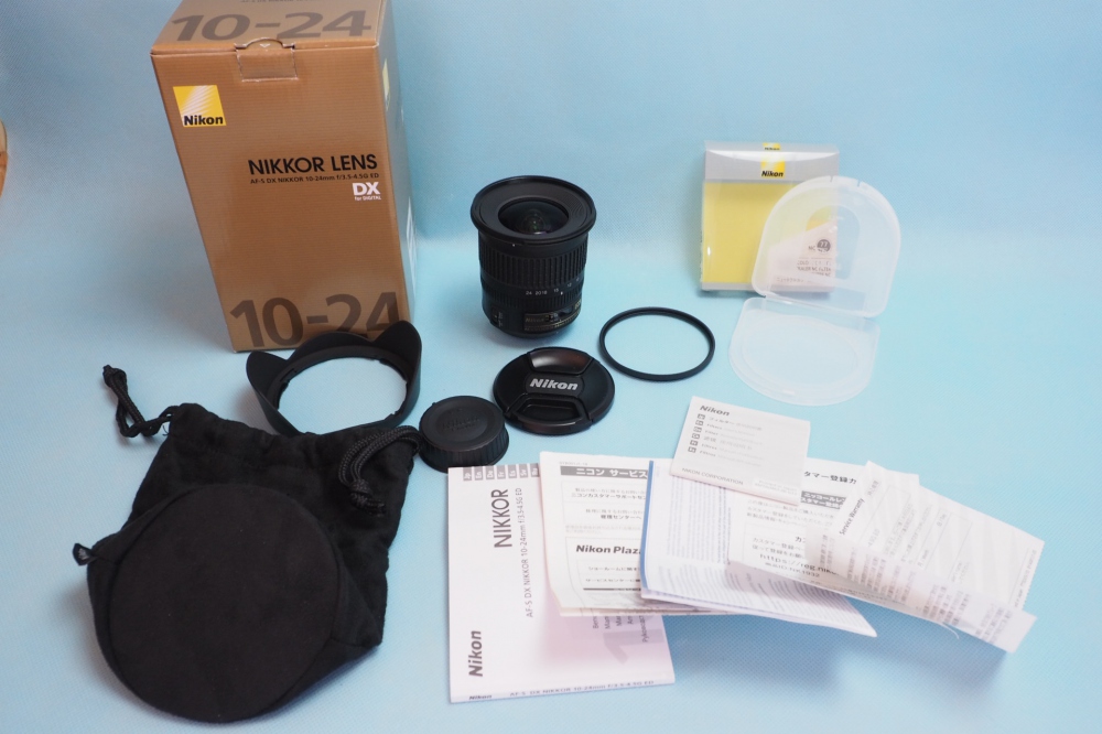 Nikon 超広角ズームレンズ AF-S DX NIKKOR 10-24mm/f/3.5-4.5G ED ニコンDXフォーマット専用 + 77mmレンズフィルター、買取のイメージ